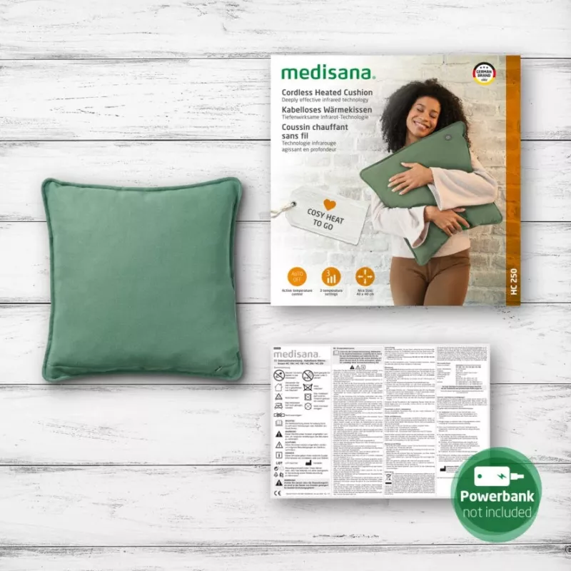 Medisana HC 250 Interior Line cuscinetto riscaldante (verde)