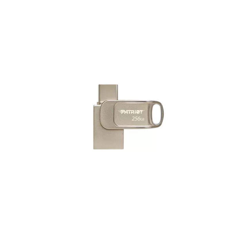 Chiavetta USB PATRIOT PS256GT560DS5D 256 GB USB 3.2 (USB-A/USB-C) girevole, argento, 120 MB/s
