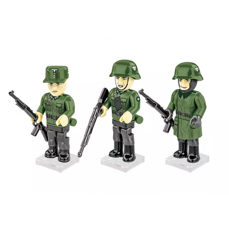 Mattoncini fanteria tedesca – set da 3 personaggi