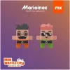 Marioinex Mini Waffle City camion della spazzatura, costruzioni, 148 pezzi (903131)