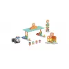 Set di costruzioni Marioinex Mini Waffle Blocks stazione di servizio, 148 pezzi, multicolore, da 6 anni
