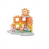 Set di costruzioni Marioinex Mini Waffle Blocks stazione di servizio, 148 pezzi, multicolore, da 6 anni