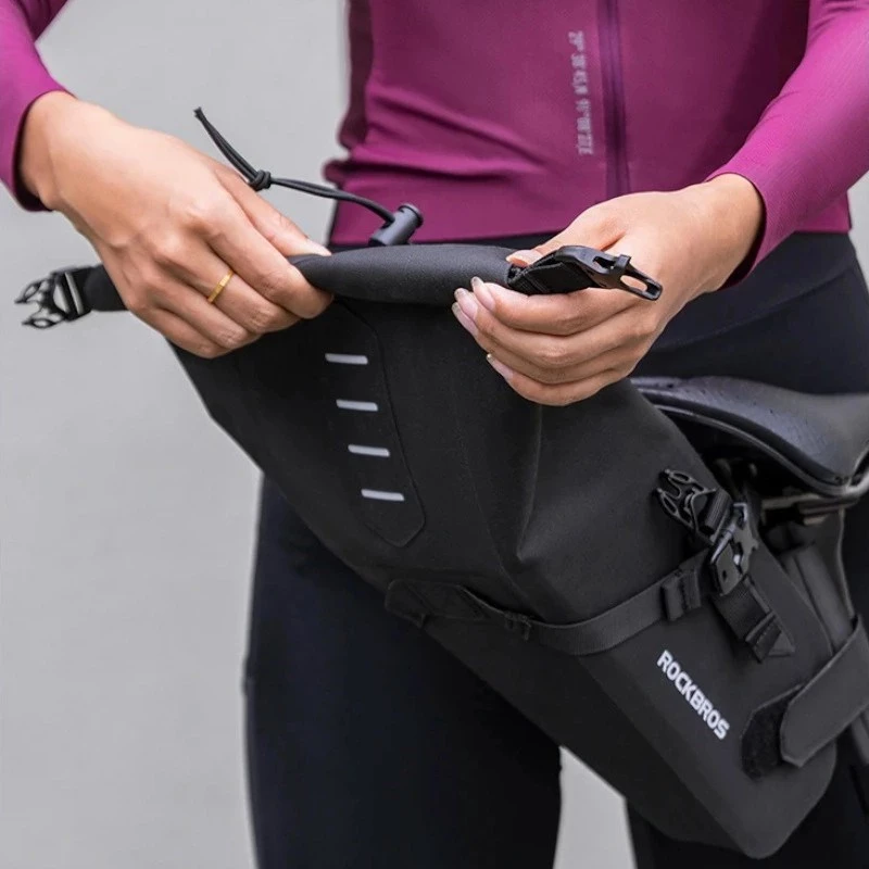 Borsa da sella per bici impermeabile Rockbros 30130061001 3 L nero