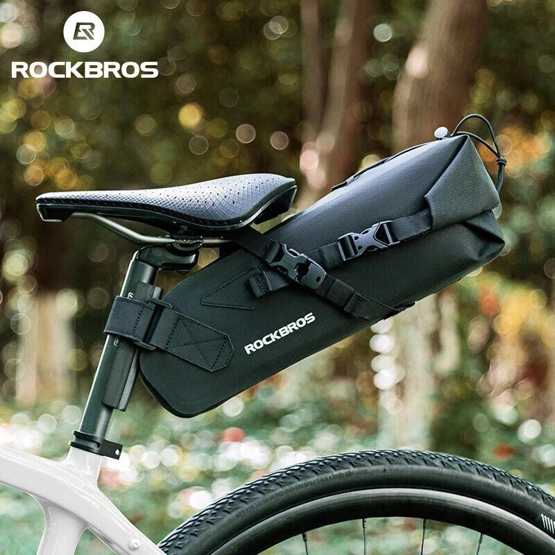 Borsa da sella per bici impermeabile Rockbros 30130061001 3 L nero