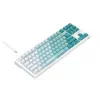 Tastiera gaming Havit KB901L bianca e verde USB con filo RGB LED