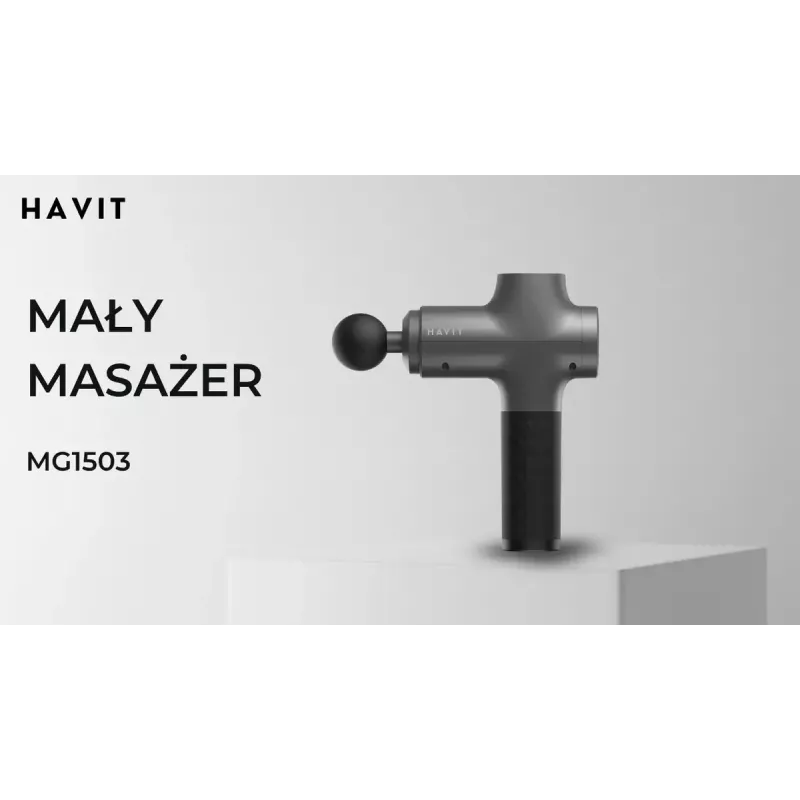 Massaggiatore manuale a pistola Havit MG1503 con massaggio a percussione e vibrazione