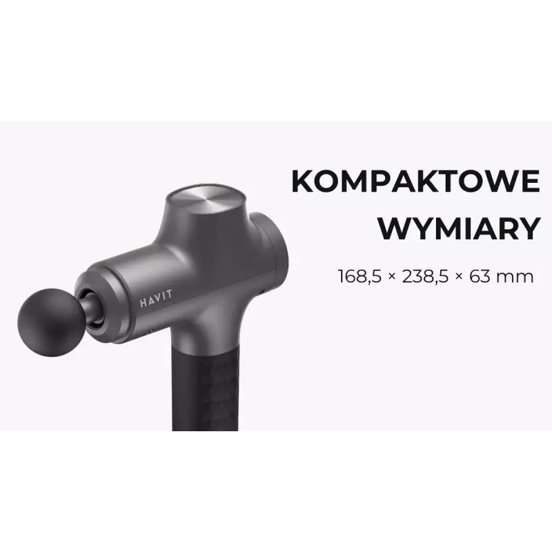 Massaggiatore manuale a pistola Havit MG1503 con massaggio a percussione e vibrazione