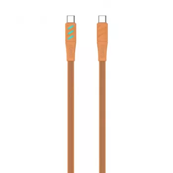 Cavo di ricarica Havit CB6254 USB Type-C a USB Type-C 1 m arancione