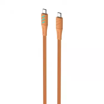 Cavo di ricarica Havit CB6254 USB Type-C a USB Type-C 1 m arancione