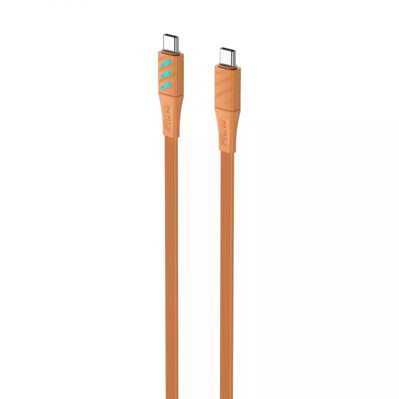 Cavo di ricarica Havit CB6254 USB Type-C a USB Type-C 1 m arancione