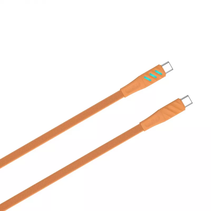 Cavo di ricarica Havit CB6254 USB Type-C a USB Type-C 1 m arancione