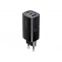 Caricabatterie da viaggio Havit UC20 GaN 65 W a tre porte nero
