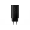 Caricabatterie da viaggio Havit UC20 GaN 65 W a tre porte nero