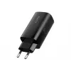 Caricabatterie da viaggio Havit UC20 GaN 65 W a tre porte nero