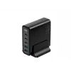 HAVIT Caricabatterie da viaggio UCLE004 EU 140W a cinque porte GaN nero