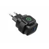 Havit UC132 EU GaN 22W caricabatterie a doppia porta ricarica wireless nero
