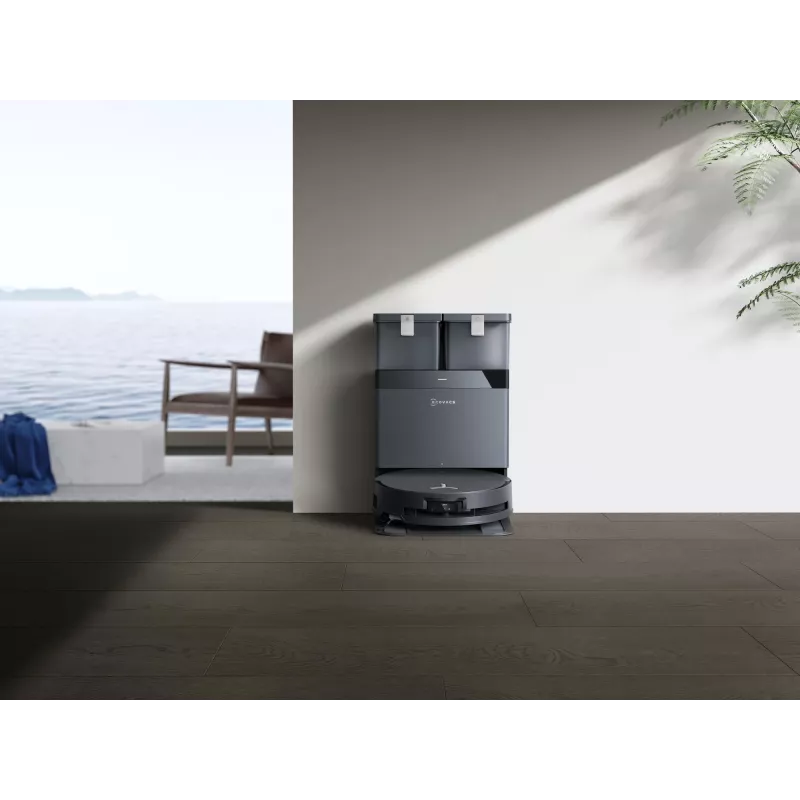 Ecovacs Deebot X8 Omni robot aspirapolvere con base di ricarica, bianco