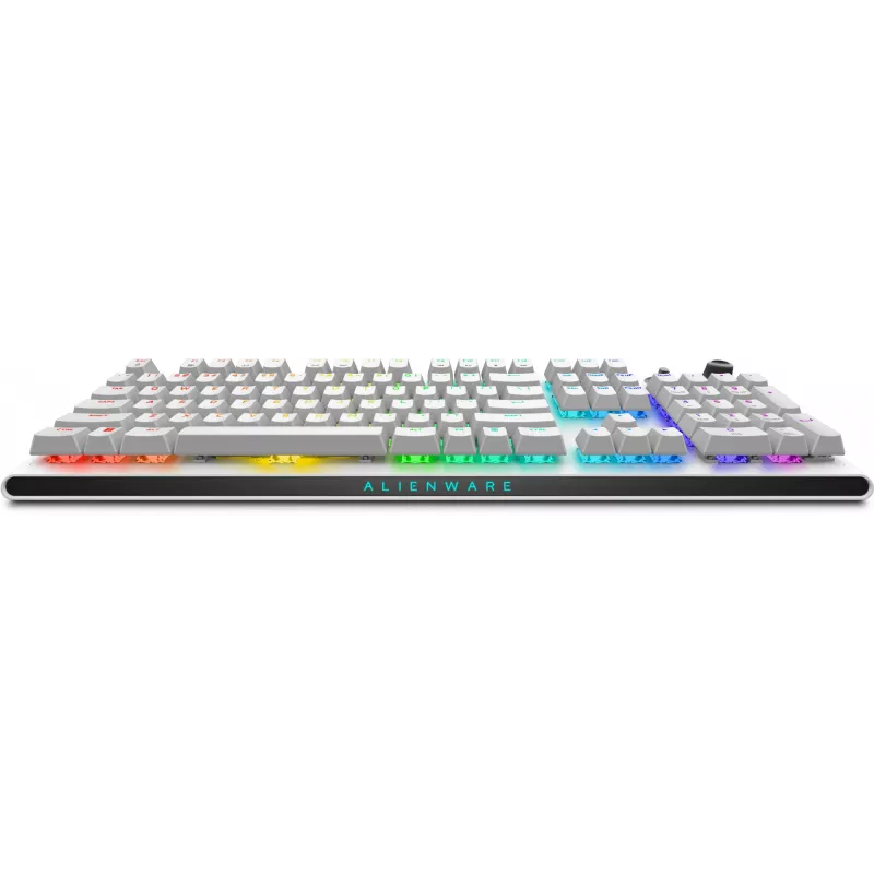 Dell | Alienware Tri-Mode AW920K | Tastiera da gaming wireless | Wireless | Illuminazione RGB LED | US | Bluetooth | Lunar Light | Tastierino numerico | CHERRY MX Red | Connessione wireless
