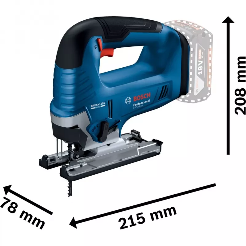 Seghetto alternativo Bosch GST 18V-125 B Professional