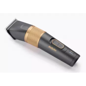 Rifinitore per capelli BaByliss E987E Gold Granite – batteria Li-Ion ricaricabile, 8 livelli di lunghezza, 0,6 mm – 28 mm, impermeabile