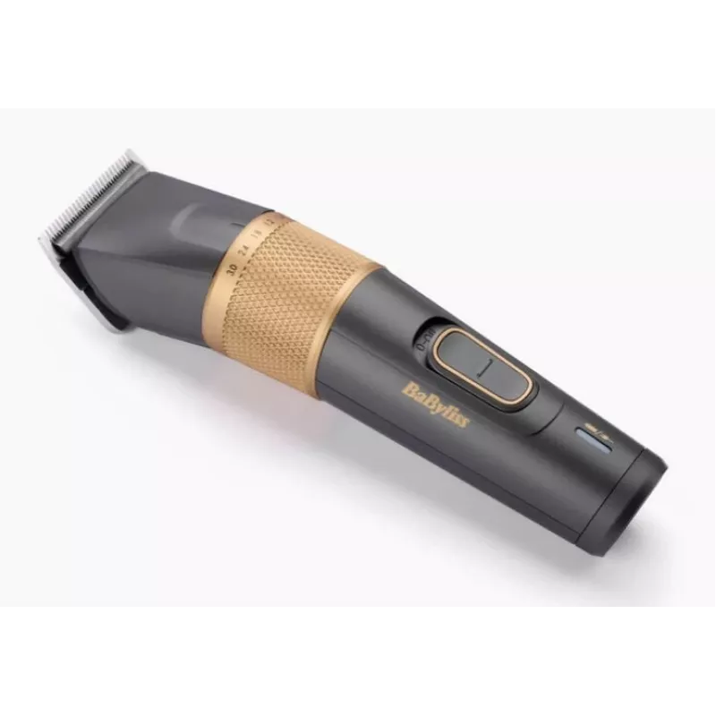 Rifinitore per capelli BaByliss E987E Gold Granite – batteria Li-Ion ricaricabile, 8 livelli di lunghezza, 0,6 mm – 28 mm, impermeabile