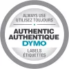 DYMO D1 nastro per etichette in nylon S0718050, 19 mm x 3,5 m, nero su bianco