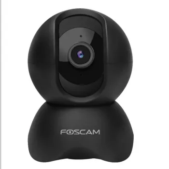 Telecamera di sicurezza IP Foscam X5, forma a lampadina, 5 MP (2560×1920), Wi‑Fi & Ethernet, MicroSD fino a 256 GB, rotazione/inclinazione 360°, zoom digitale 6x, visione notturna 8 m
