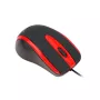 Havit HV-MS753 – mouse per computer universale, rosso e nero