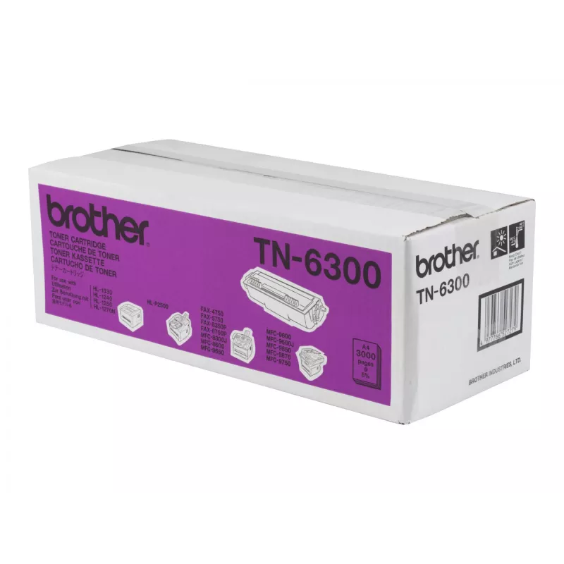 Brother TN-6300 cartuccia toner, nero, 3000 pagine