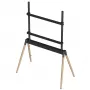 Supporto da terra per TV 55-86/BLK/WOOD TVS-86F-01-BK Gembird