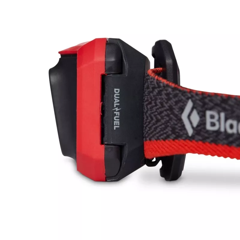Black Diamond Storm 450 nero, rosso torcia frontale