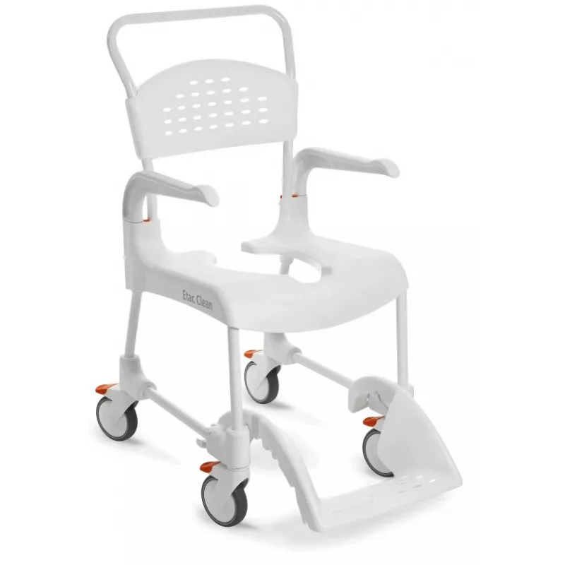 Sedia a rotelle medpunkt ETAC Clean 55 cm con 2 freni e funzione toilette