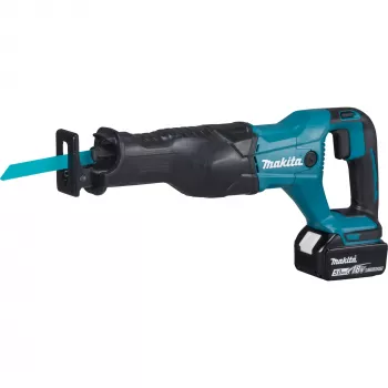 Seghetto alternativo a batteria DJR186RT, 18 Volt, seghetto alternativo blu/nero, batteria agli ioni di litio 5,0 Ah