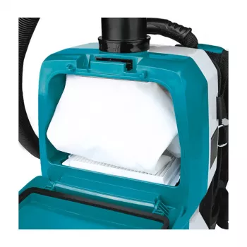 Aspirapolvere zaino a batteria DVC265ZXU blu/nero, senza batteria e caricabatterie