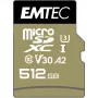 Scheda di memoria Emtec 512GB MicroSDXC UHS-I ECMSDM512GXC10SP