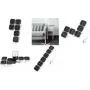 LogiLink 5 prese 15m nero-bianco