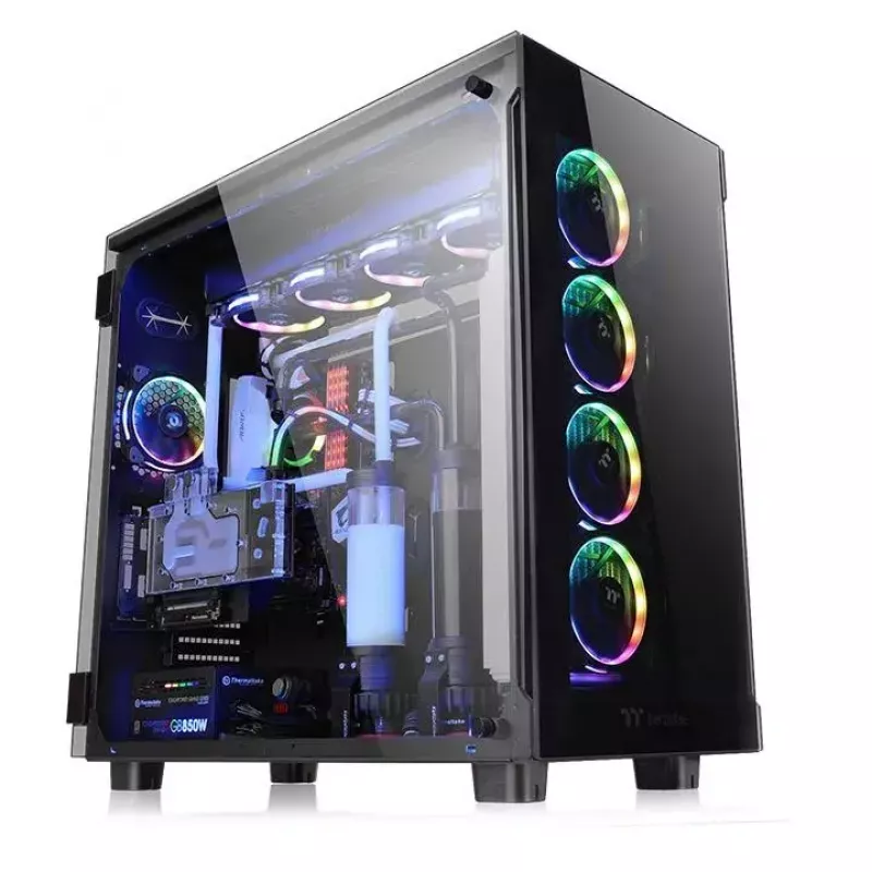 Case PC Thermaltake View 91 TG RGB Ultra Tower nero