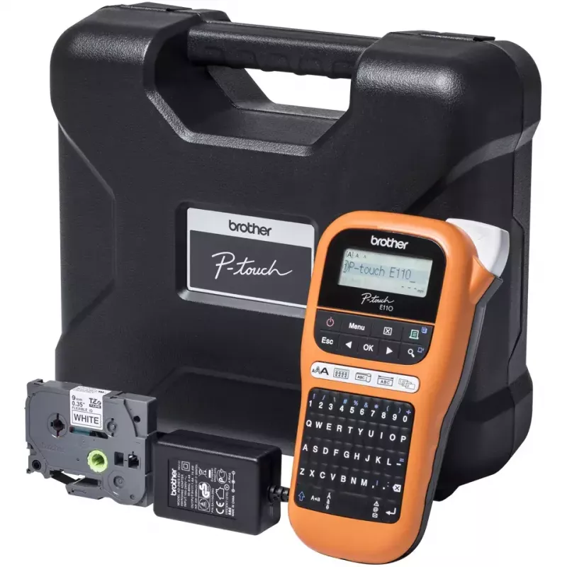 Etichettatrice Brother PT-E110VP trasferimento termico colore 180 x 180 DPI 20 mm/s TZe QWERTY