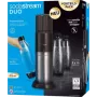 Sodastream DUO nero acciaio inox — gasatore d'acqua per uso domestico