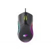 Mouse Gaming Havit MS1038 nero ambidestro USB 8000 DPI 7 tasti