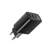 Caricabatterie HAVIT UCLE001 EU GaN tre porte 30 W nero — caricabatterie USB compatto con 3 porte