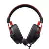 Headset Havit H2002E Pro con filo Gaming nero rosso