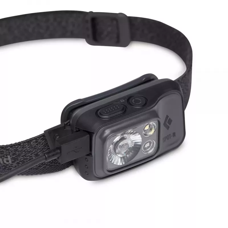 Black Diamond SPOT 400-R TORCIA FRONTALE GRAPHITE torcia frontale
