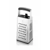 Grattugia a cassetta GEFU 10761 nero argento acciaio inox