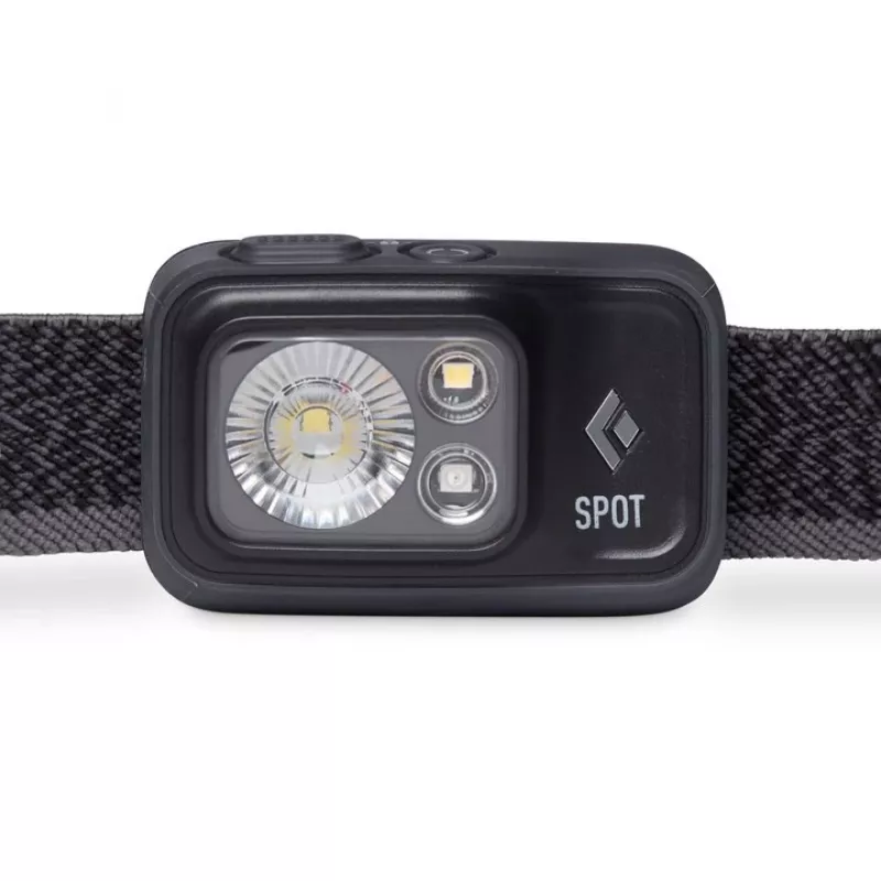 Black Diamond Spot 400 nero, rosso torcia frontale LED