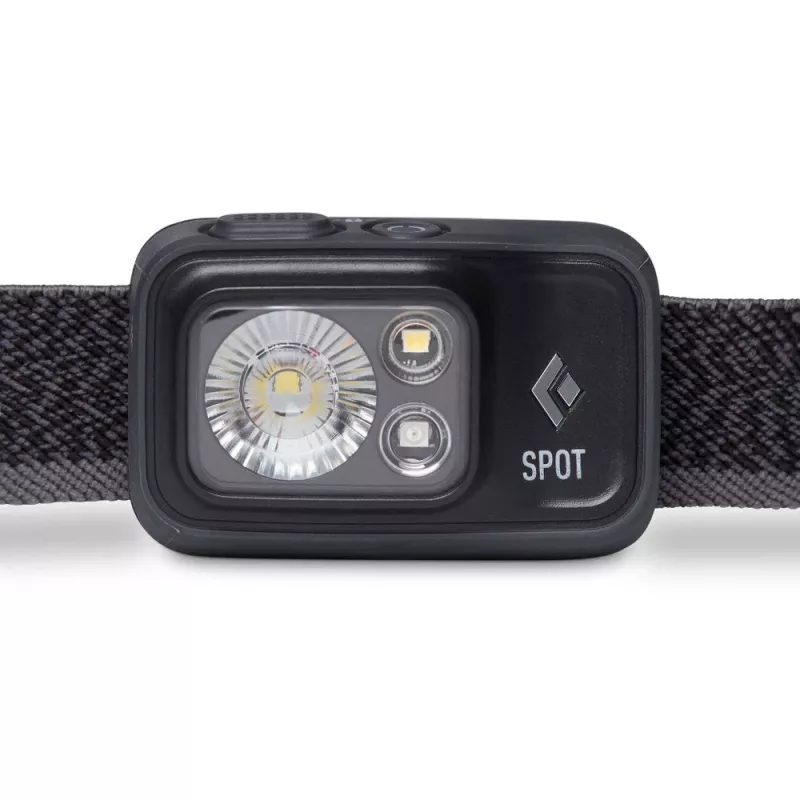 Black Diamond Spot 400 nero, rosso torcia frontale LED