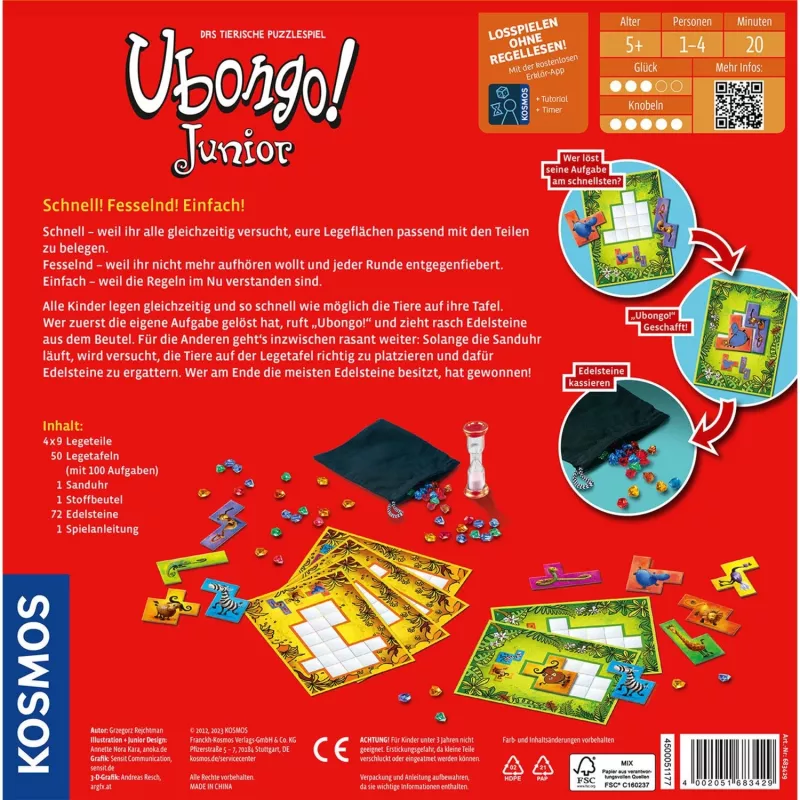 Ubongo Junior, gioco da tavolo