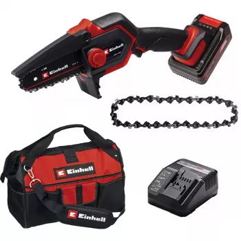 Sega per rami a batteria Einhell GE-PS 18/15 Li 18 V Li-ion 2.5 Ah, barra di guida 150 mm