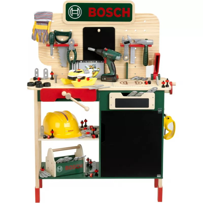 Banco da lavoro Bosch in legno (MDF) di Theo Klein 8734
