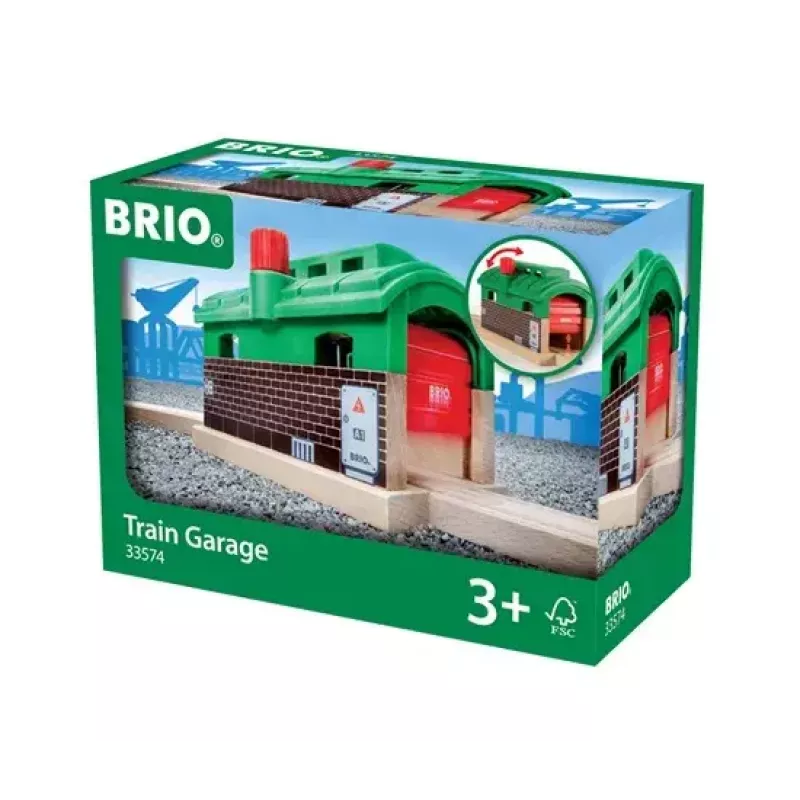 Accessorio per modellismo ferroviario BRIO deposito treni